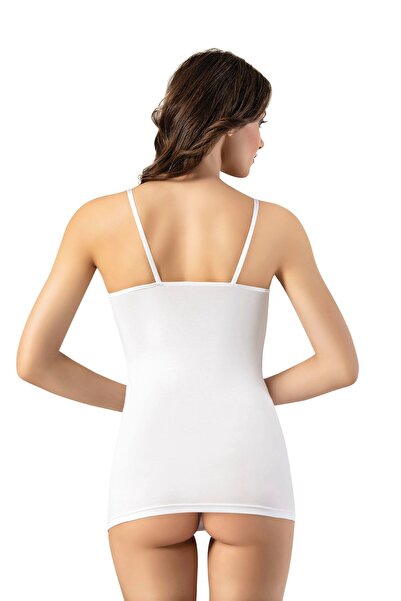 ParisTrend Γυναικείο λουράκι από σχοινί 4 τεμαχίων Lycra χτενισμένο βαμβακερό εσώρουχο