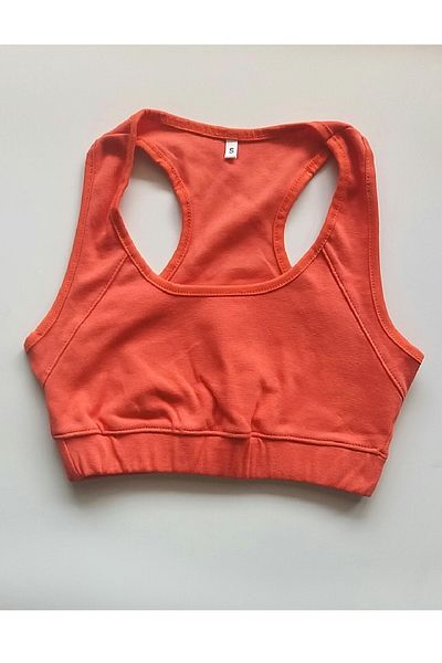 Lucky Line Γυναικείο Sporty Crop Βαμβακερό Αθλητικό Bustier