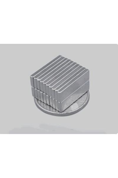 - 200 Adet 20x6x2 - Boy 20mm x En 6mm X Kalınlık 2mm Neodymium Magnet