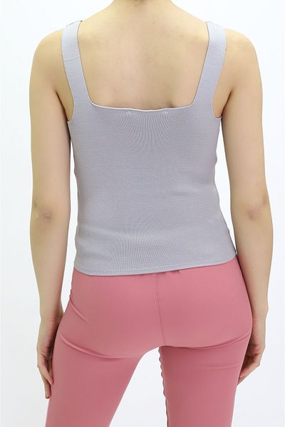 ÇILDIR ÖRME square collar knitwear athlete
