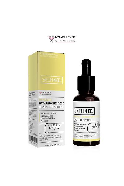 Skin401 Renewing and Intensive Moisturizing 2% Hyaluronic Acid + Peptide Serum 30ml