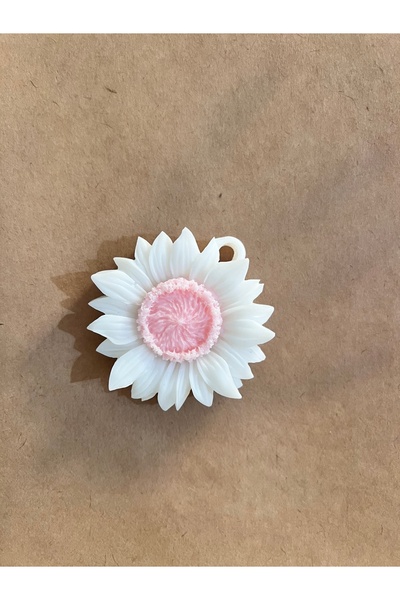 Mini çiçek iki renkli kokulu dekoratif soya wax mum