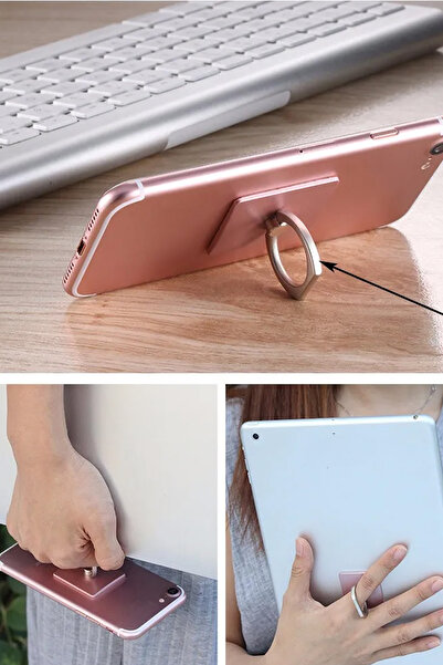 ThenTech Akıllı Telefon İçin Arka Yüzük Telefon Sabitleme Parmak İle Tutmak İ...