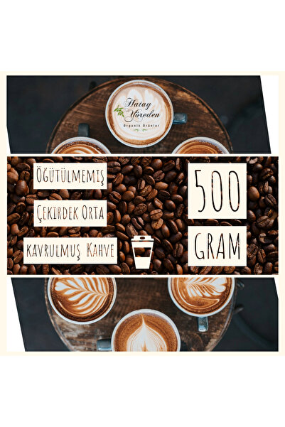 Hatay Yöreden Öğütülmemiş Çekirdek Orta Kavrulmuş Türk Kahvesi - 500 GR
