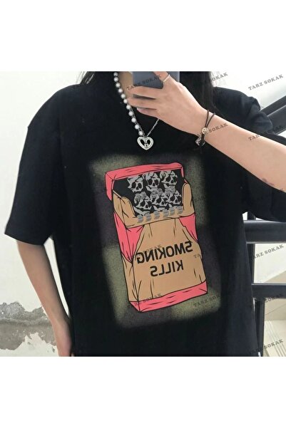 Adrift Tricou Y2K unisex Harajuka Anime Retro Kawai Kuromi Cod Rertr Tarzsoka...