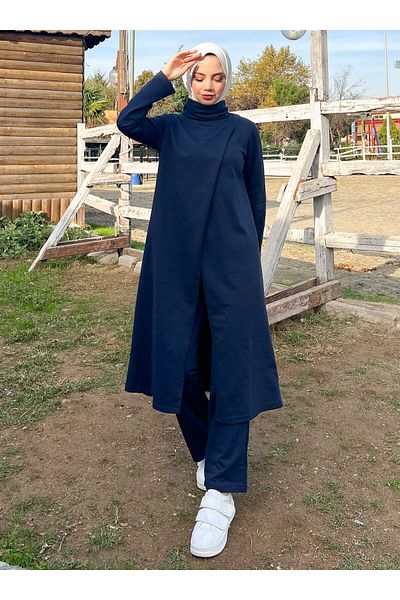 Bwest DOUBLE SET - Navy Blue - Bwest
