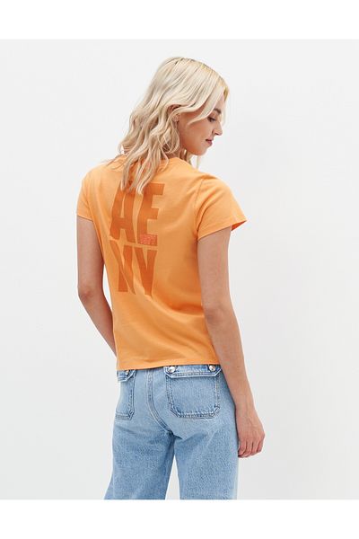 AMERICAN EAGLE تي شيرت أزرق للنساء/الفتيات U-0300-8743