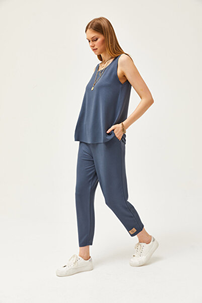 Olalook Dámský zakouřený křišťálový oblek bez rukávů TKM-19000271