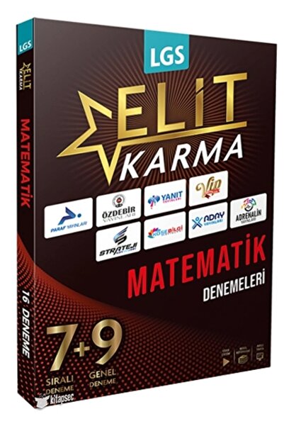 Yanıt Yayınları Prf Yayınları Elit Karma 8.sınıf Matematik 16 Branş Denemesi