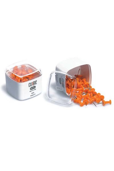 Mas 1262 Cubbıe Colorful Map Nail Orange