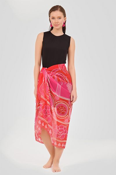 ALFASA Nature Patterned Pareo Skirt