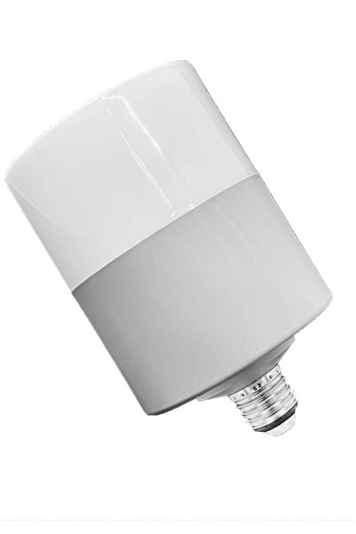 ZMR 40W Oval Torch Led Ampul Gri 6500K Beyaz Işık Dekoratif Jumbo Led Lamba