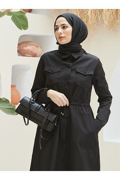 Neways Buttoned Tunic - Black - Neways