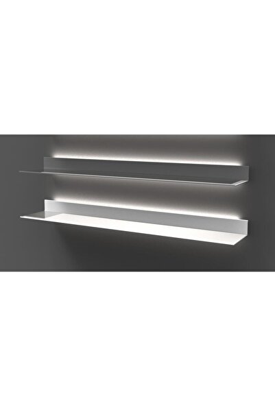 Gürçay Arka Aydınlatmalı Raf 120cm-beyaz