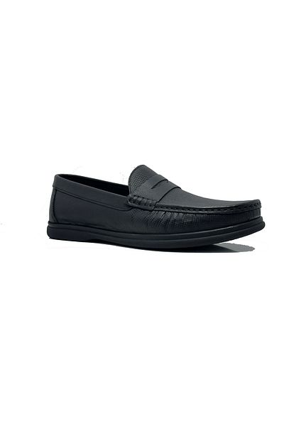 Marco Branchini Marco Branchini 71933 Black Genuine Leather Casual Men's Shoes