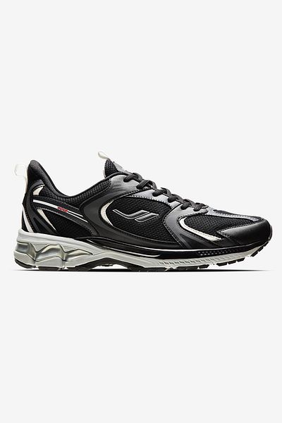 Lescon Orion Men's Running and Walking Sports Shoes - Black White
