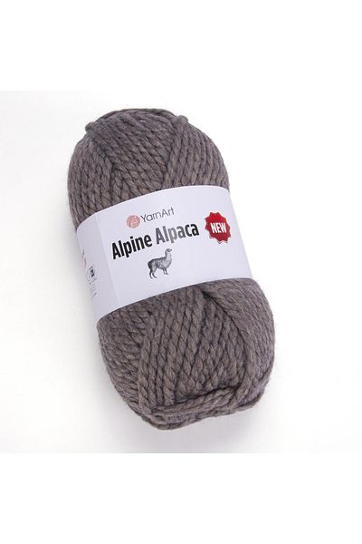 Yarnart ALPINE ALPACA NEW - ΠΛΕΚΤΟ ΣΤΟ ΧΕΡΙ ΚΑΦΕ-1438