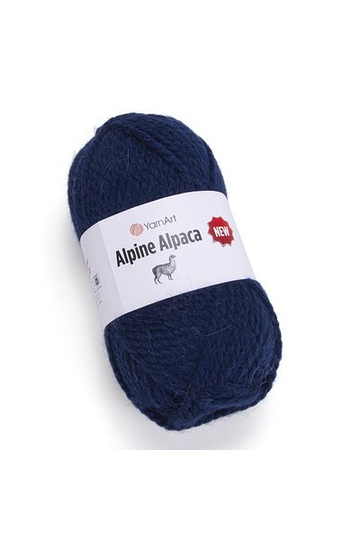 Yarnart ALPINE ALPACA NEW - ΠΛΕΚΤΟ ΣΤΟ ΧΕΡΙ ΝΑΥΤΙΚΟ ΜΠΛΕ-1437