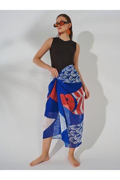 ALFASA Neva Patterned Skirt Pareo