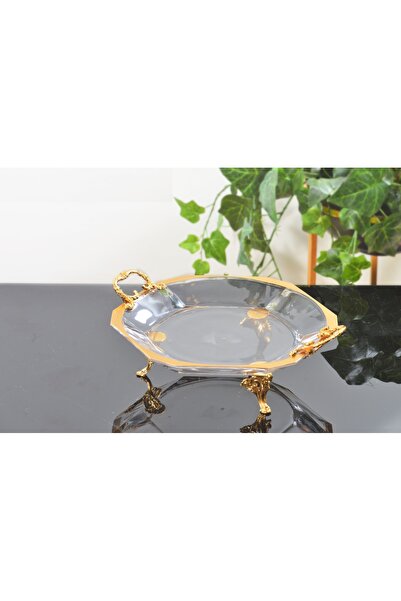 BULUTHOMEAKSESUAR CAST FOOT HEXAGONAL HANDLE PRESENTATION GOLD