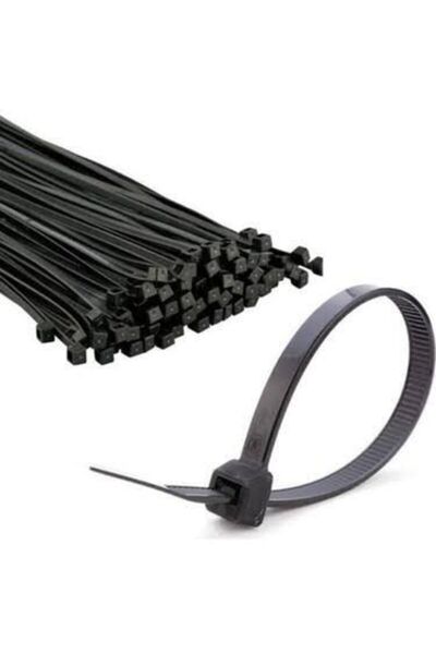 SGS CIRT KELEPÇE 4,8 X 500 MM UZUNLUK 1 PAKET(100 ADET) SİYAH RENK