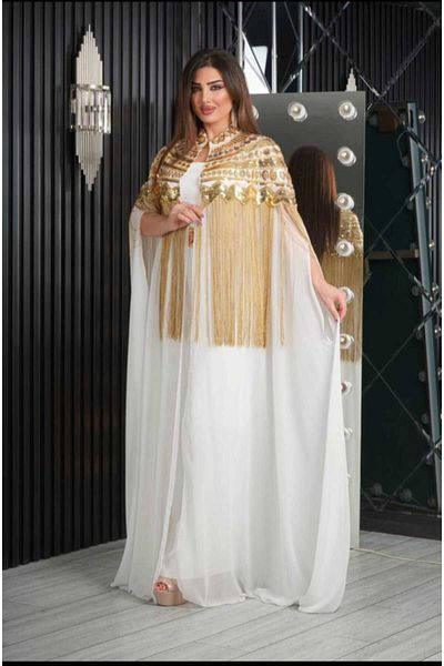 eforia Patterned Kaftan Abaya Set