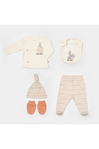 Biorganic Hello Safari 5-Piece Baby Hospital Release Set