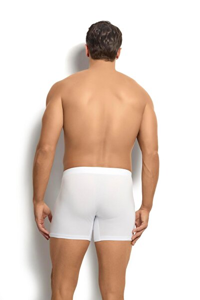 Jiber Ανδρικό White Modal Cotton 3-Pece Boxer 255