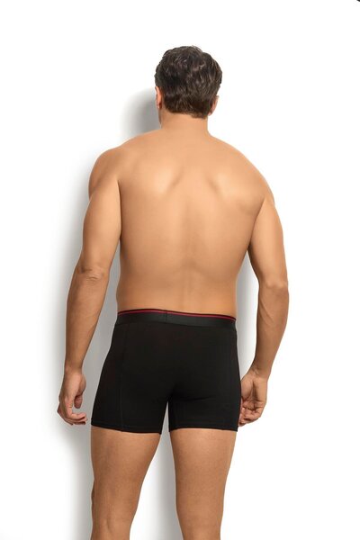Jiber Ανδρικό μαύρο βαμβακερό Lycra 3 τεμαχίων Boxer 267