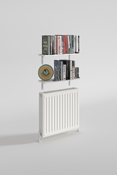 Kenzlife Petek Üstü Raf Dresuar Golden Boy Byz 050*24 İkili Kitaplık Duvar Rafı 050 Cm Uzunluk