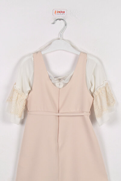 incity Girl's Two Piece 3/4 Lace Sleeve Dress