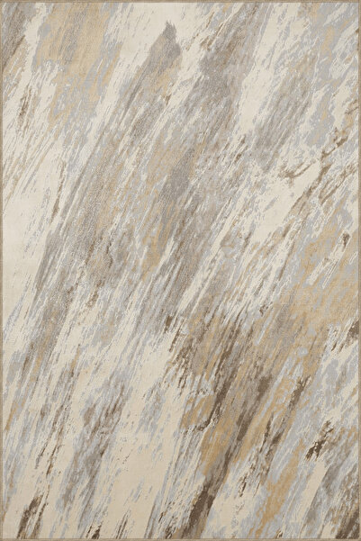 Rugs Modern Halı Bej Temalı Soyut Mermer Desenli Kreatif Modern Dekoratif Hal...