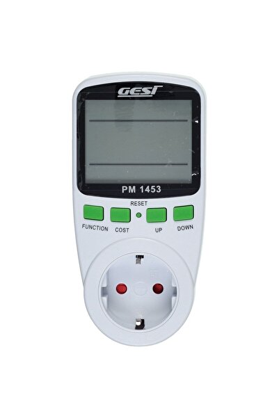 DSG GESİ 16A Dıgıtal Göstergeli Watmetre Priz Tipi PM-1453 Enerji Sarfiyat Ölçer
