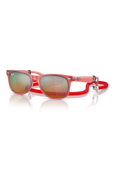 Ray-Ban Junior Rj 9052s 7145a8 47 Children's Mirrored Red Bone Sunglasses