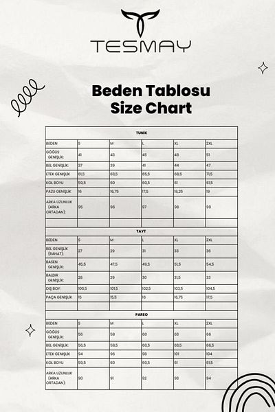 TESMAY OFFICIAL PAREOL TESETTÜR SWIMSUIT