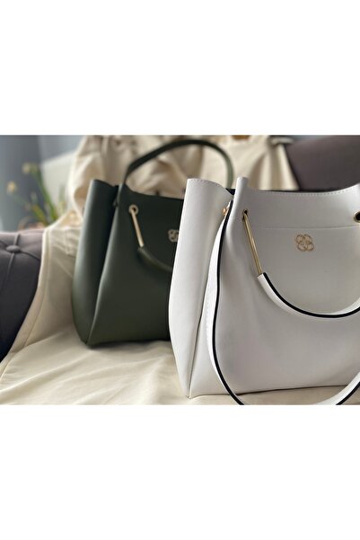 Zeynep Ceyda Koçak Bagg fehér női válltáska Lacoste bőr