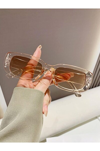 MACERATİ النظارات الشمسية الإطار مكتنزة خمر العسل اللون للجنسين