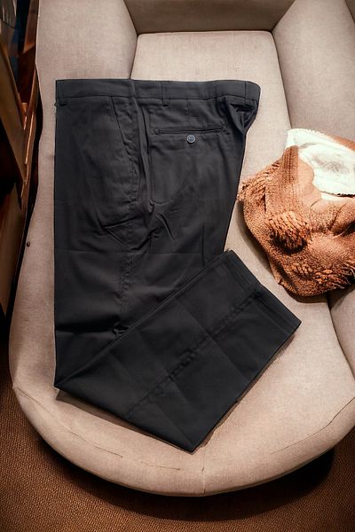 asmood Classic Fit Large Size Linen Trousers