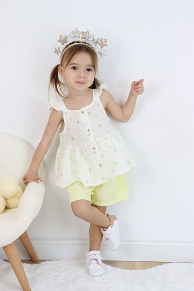Harika KIDS Girl's Shirt and Shorts Set