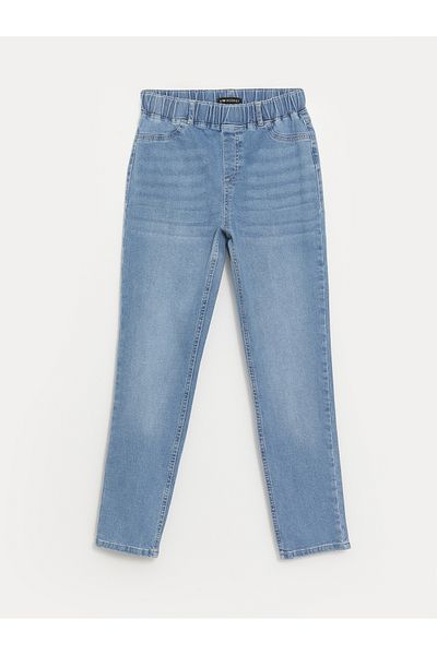 LC Waikiki Slim-Fit-Jeanshose für Damen – elastische Taille