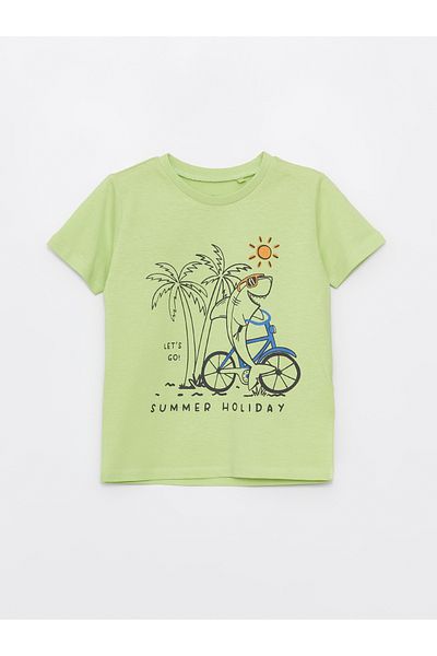 LC Waikiki Baby Boy - Crew Neck and Printed T-Shirt