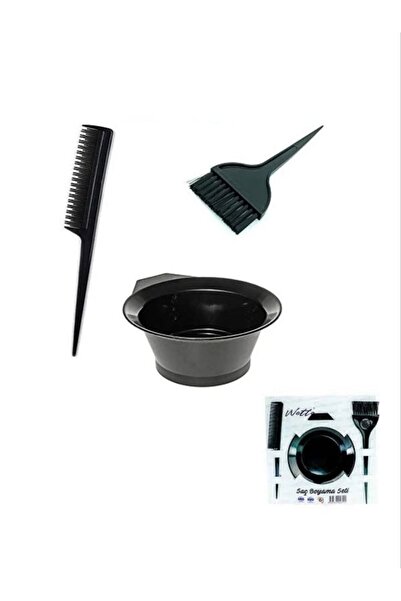 Wetto Set pentru vopsirea parului Bol de vopsire+perie+pieptene