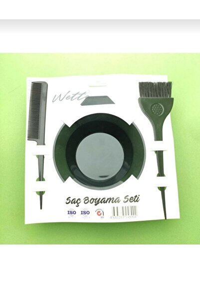 Wetto Saç Boyama Seti Boyama Kabı+fırça+tarak