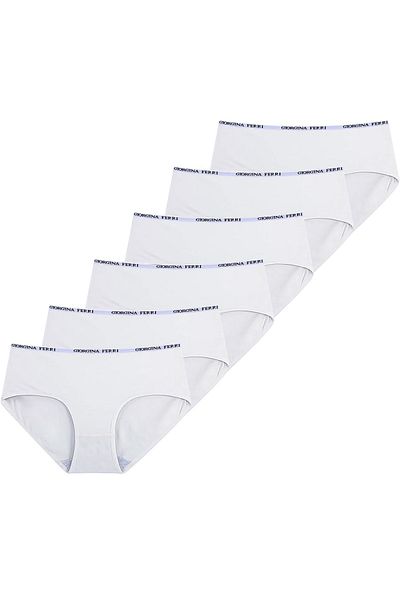 GIORGINA FERRI Lycra Box of 6 Premium Daily Use Bato Panties Amelia G-008 F