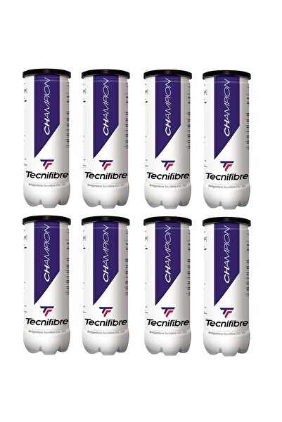 Tecnifibre Champion 3'lü 8 Kutu Tenis Topu