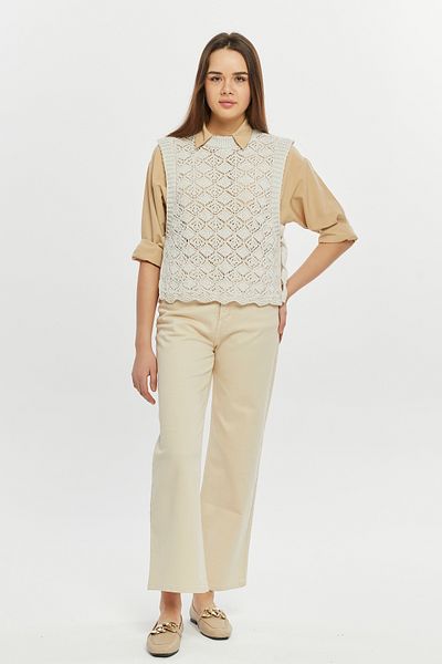 MA ananas Women's Openwork Sweater