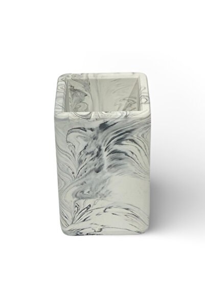 Chiko Mall Σετ αξεσουάρ μπάνιου από σκυρόδεμα με μοντέρνο σχέδιο μαρμάρου (3 τεμάχια)