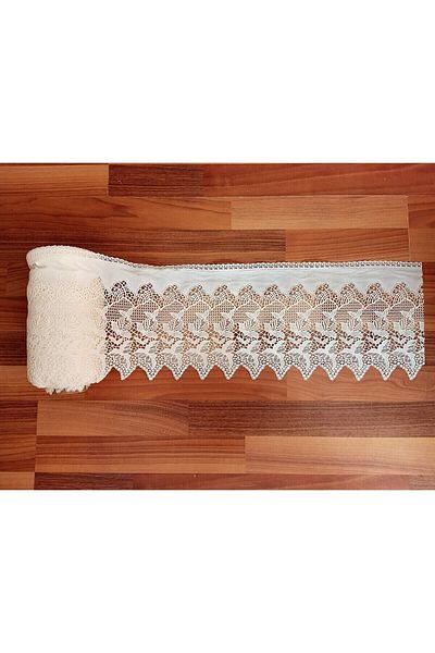 Blue Home Pvc Lace Sergenlik Αντιολισθητικό ντουλάπι και κάλυμμα συρταριού / Μέγεθος: 23 cm X 5 Mt -- Cream05