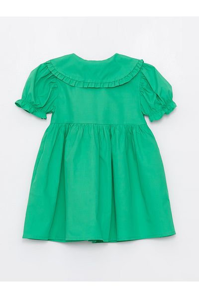 LC Waikiki LCW baby Baby Collar Short Sleeve Baby Girl Dress