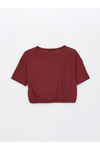 LC Waikiki Girl - Crew Neck Printed Short Sleeve T-Shirt